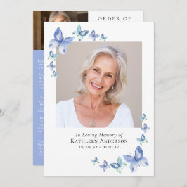 Blå fjärilar | Memorial Program