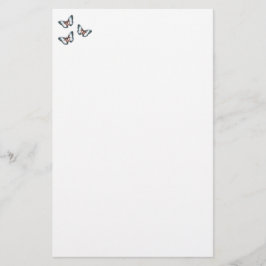 Blå fjärilar stationär