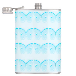 Blå fjärilsmask fickplunta