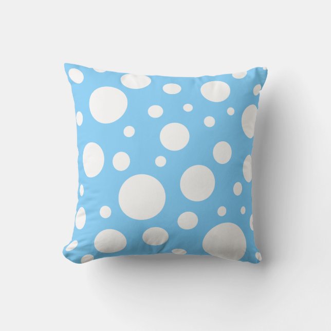 Blå fläckar Pillow Kudde (Framsida)