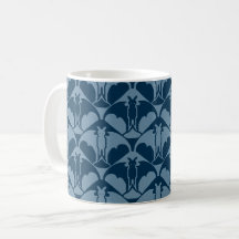 Blå fladdermus kaffemugg