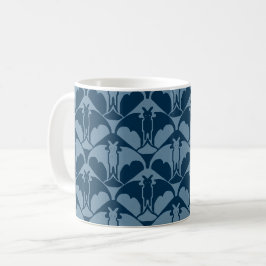Blå fladdermus kaffemugg
