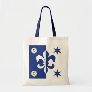 Blå Fleur-de-lis Tygkasse