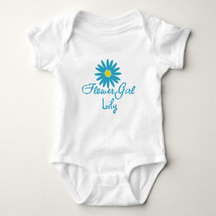 Blå flicka/ Blå Daisy Tee Shirt