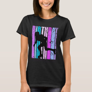 Blå flickor Roller Skatrullar Skattring Kisar Gr T Shirt