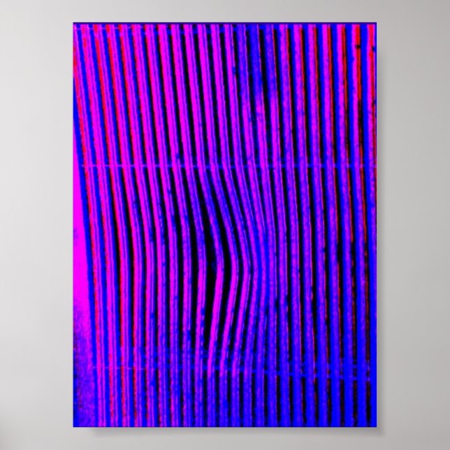 Blå Flin Poster (Framsidan)