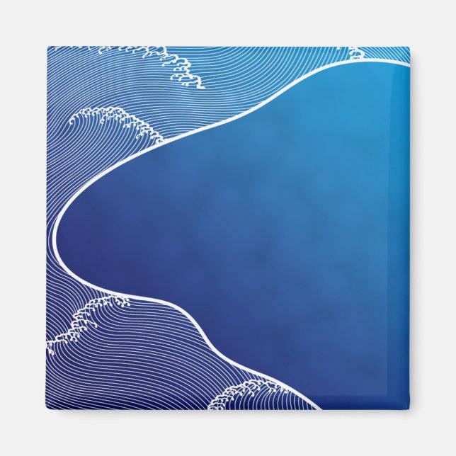 blå flod magnet (Framsidan)