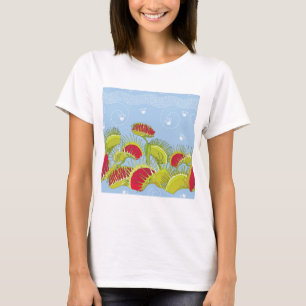 blå flygfälla tee