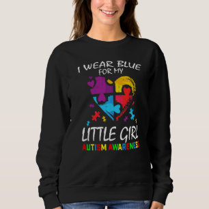 Blå för min lilla dotter Dotter Autism Awareness T Shirt