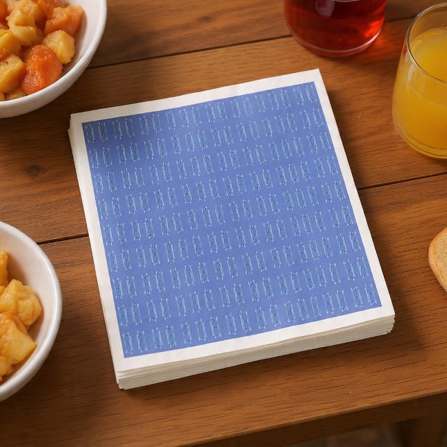 Blå föredrag pappersservett (Skapare uppladdad)