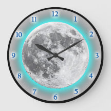 Blå formgivning av full månglöd