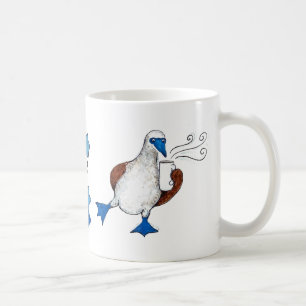 Blå fotad Cha Cha-cha Kaffemugg