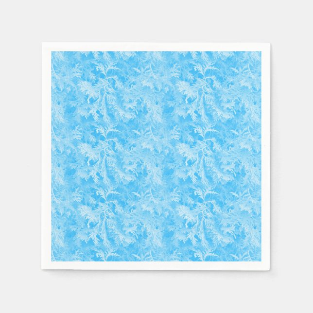 Blå frost pappersservett (Framsidan)