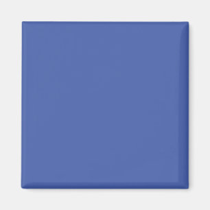 Blå Fyrkantig Magnet Minimal Solid Färg