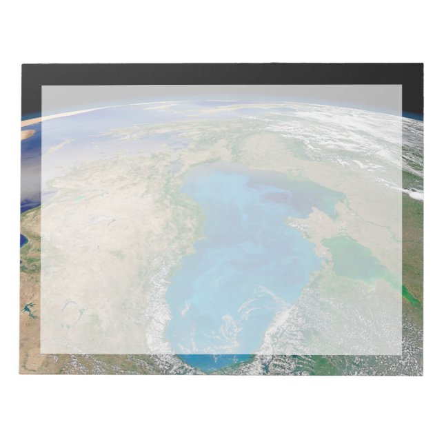 Blå fytoplankton Bloom i Svarta havet Anteckningsblock (Framsida)