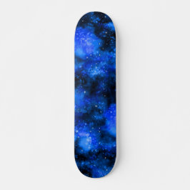 Blå Galaxy Cosmic Space Mini Skateboard Bräda 18,5 Cm