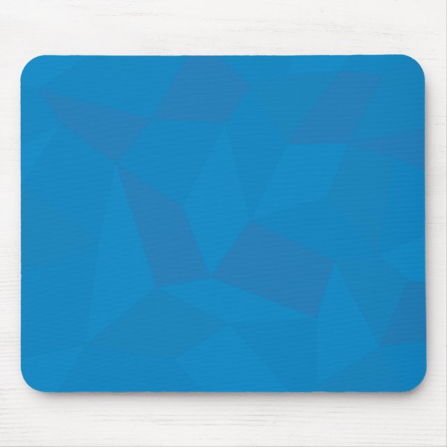 Blå, geometrisk, coola, unik illustration av trend musmatta (Framsidan)