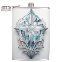 Blå geometrisk dekorativ kor