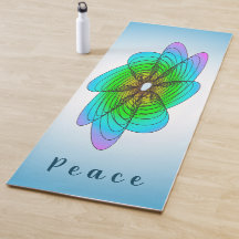 Blå geometrisk Spiral-blomma