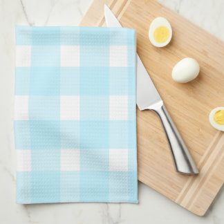 Blå Gingham Köksduk Kökshandduk