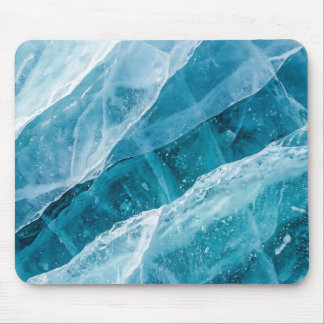 Blå Glacial Is Textur Musmattor