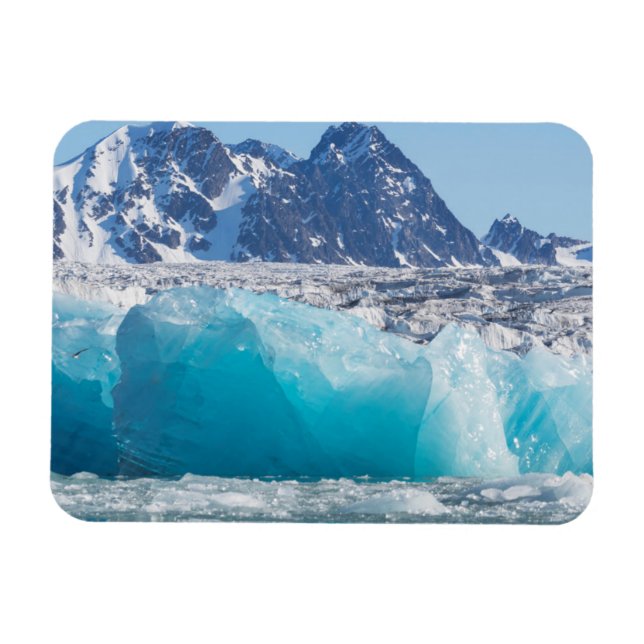 Blå glaciäris, Norge Magnet (Horisontell)