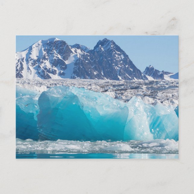 Blå glaciäris, Norge Vykort (Framsida)