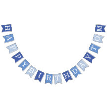 Blå Glad födelsedag 3 bokstäver namn Pojke Man Tom