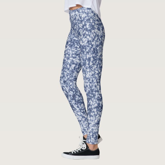 Blå Glam Leggings (Vänster)