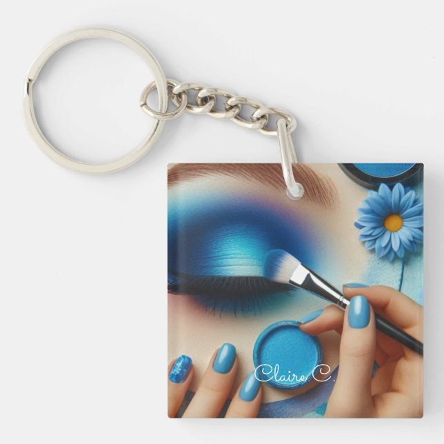 Blå Glamour Makeup Vibe Personlig (Framsidan)