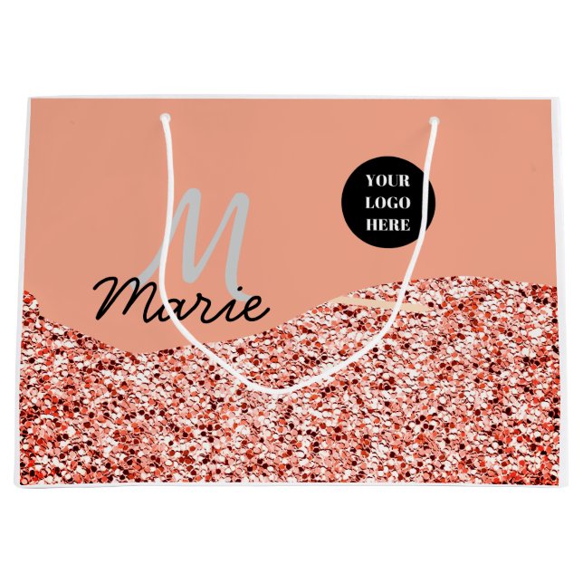 blå glitter lägg till logotyp text tack rabatt  (Framsidan)