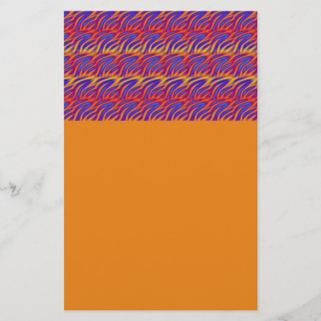 Blå glödlampor brevpapper (Framsida)