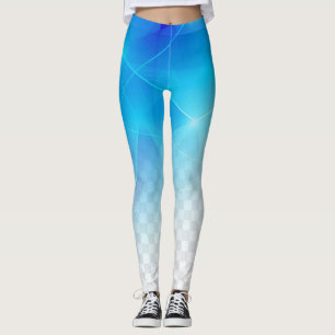 Blå Gnistra Leggings