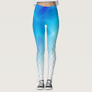 Blå Gnistra Leggings