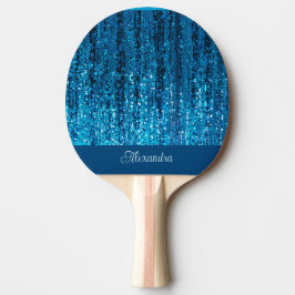Blå Gnistra Personlig Ping Pong Paddle Pingisracket