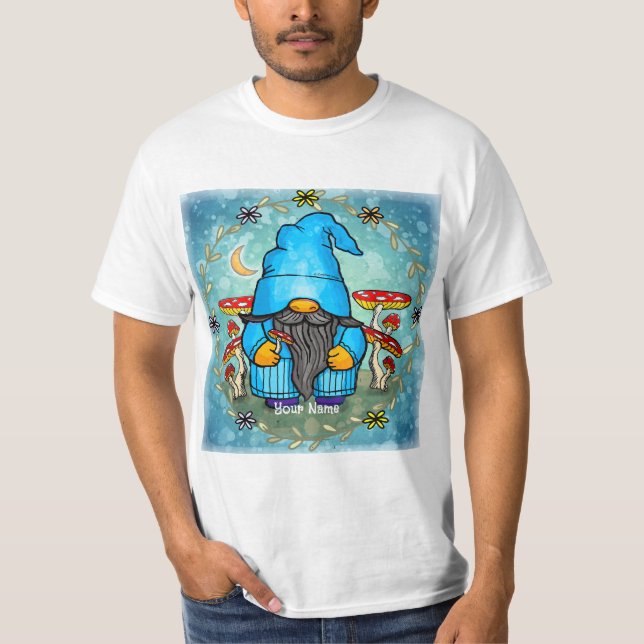 Blå gnom t shirt (Framsida)