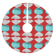 Blå godis på Red Träd Skirt