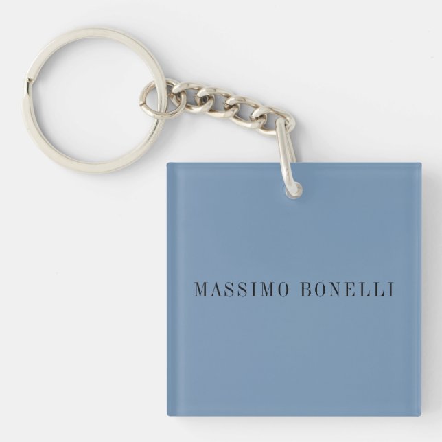 Blå Grå Minimalistisk Enkel Läst Modern (Framsidan)