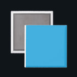 Blå Gradient Fyrkantig Magnet Minimal Modern<br><div class="desc">Ren magnet med blå gradient och modern glansig finish,  perfekt för snygg kylskåpsinredning och som present</div>