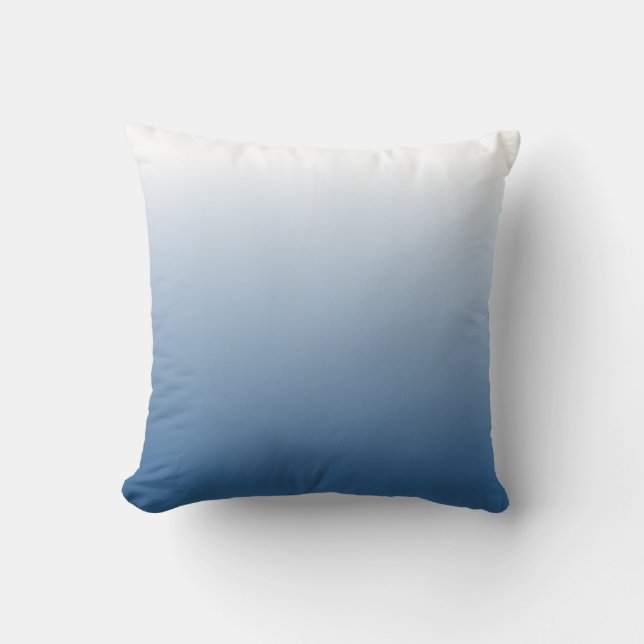 Blå Gradient Kudde (Framsida)