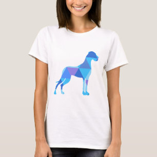 Blå Grand Danois Triangulus T-shirt