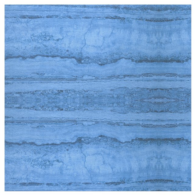 Blå Granite mönster, blå marmor, blå sten Tyg (Närbild)