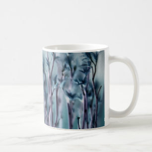 Blå gräs kaffemugg