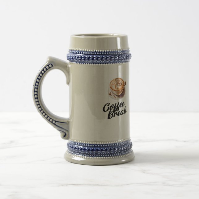 Blå/Grått 22 oz/Vit/Guld 20 oz Storlek Sejdel (Vänster)