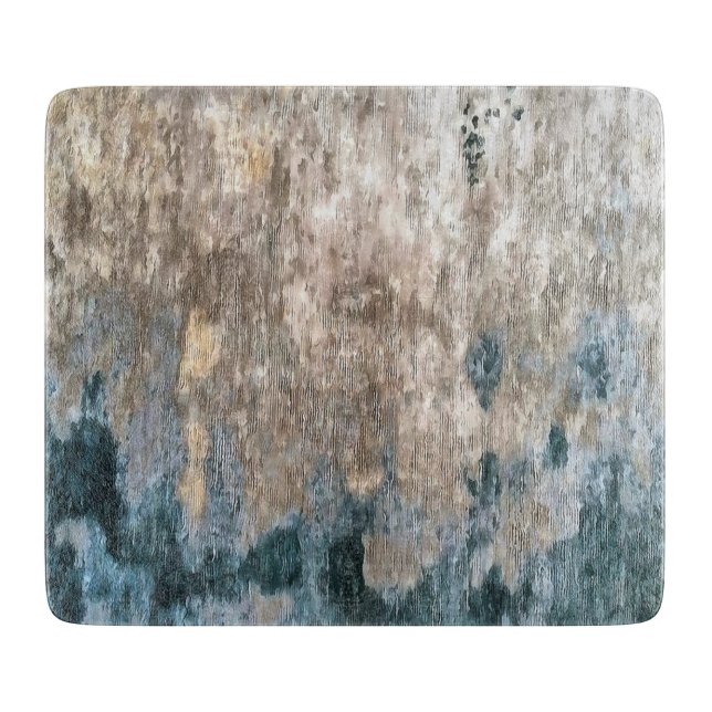 Blå Grått-dekorativ Abstrakt (Framsidan)