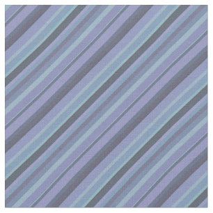 Blå grått diagonal rand tyg