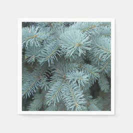 Blå grått-grönt pappersservett