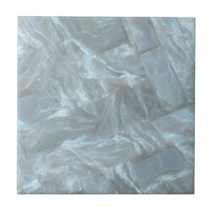 Blå Grått Marble Stones Ceramic Tile Kakelplatta