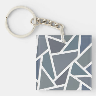 Blå grått-mosaic mönster