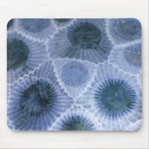 Blå Grått Petoskey Stone Mouse Pad Musmatta